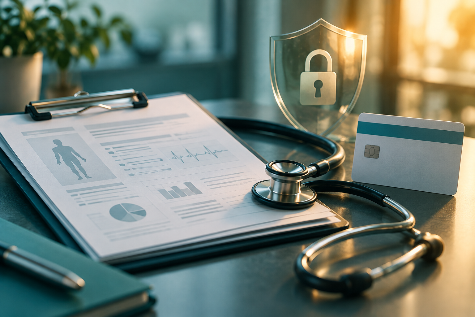 Medical Identity Theft: Fixing Your Records and Bills — editorial illustration