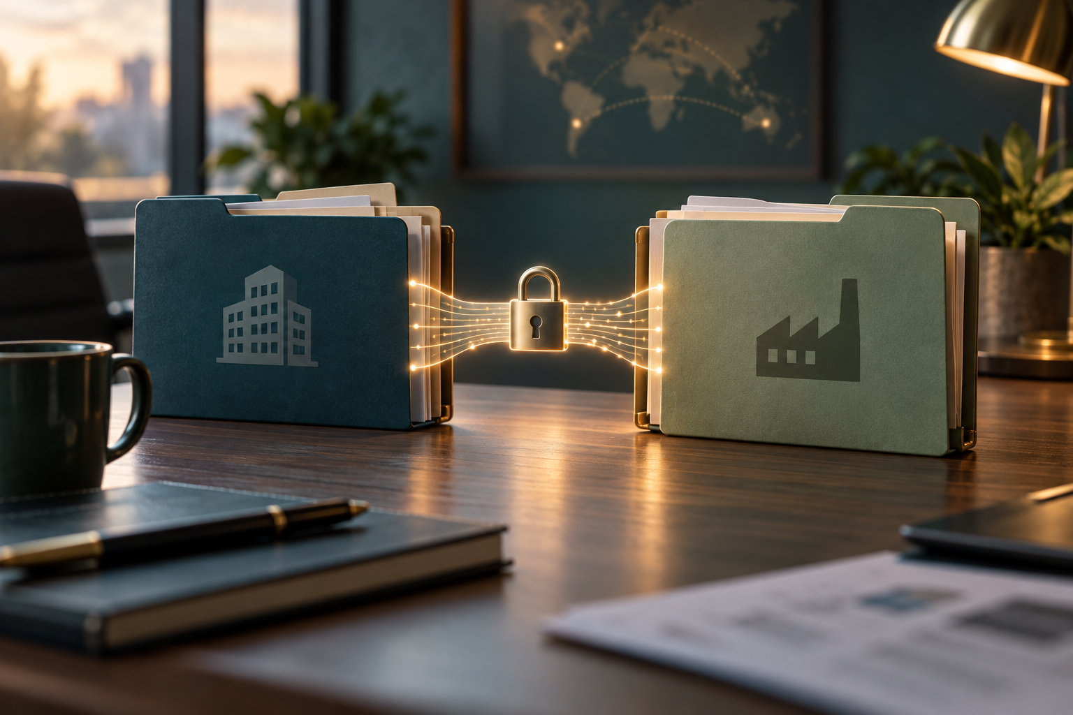 Managing Data Risk From Vendors and Contractors — editorial illustration